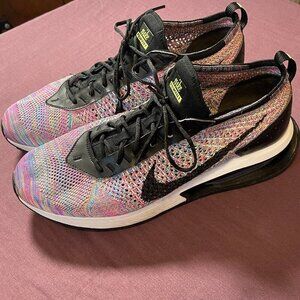 Nike Air Max FlyKnit Racer Men Multicolor Running Sneaker - Size 10.5